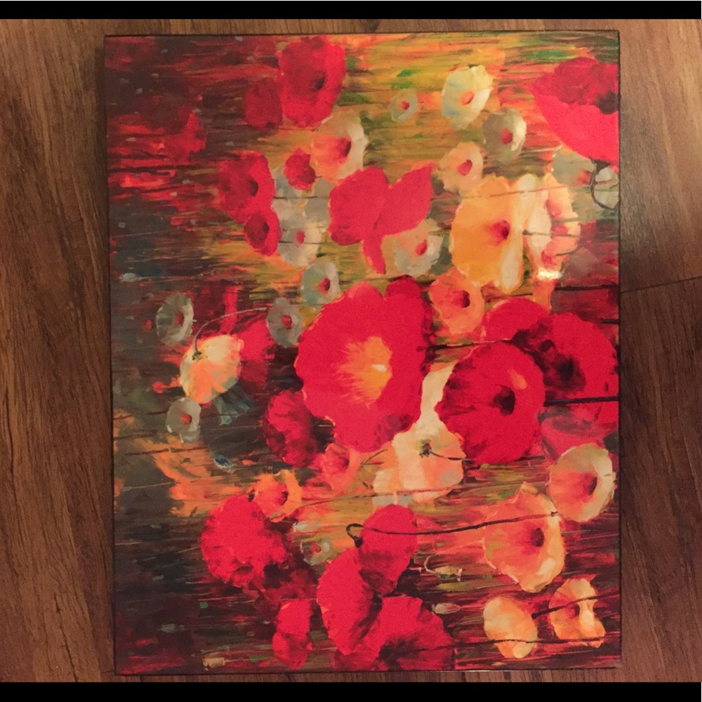 Flower wall decor